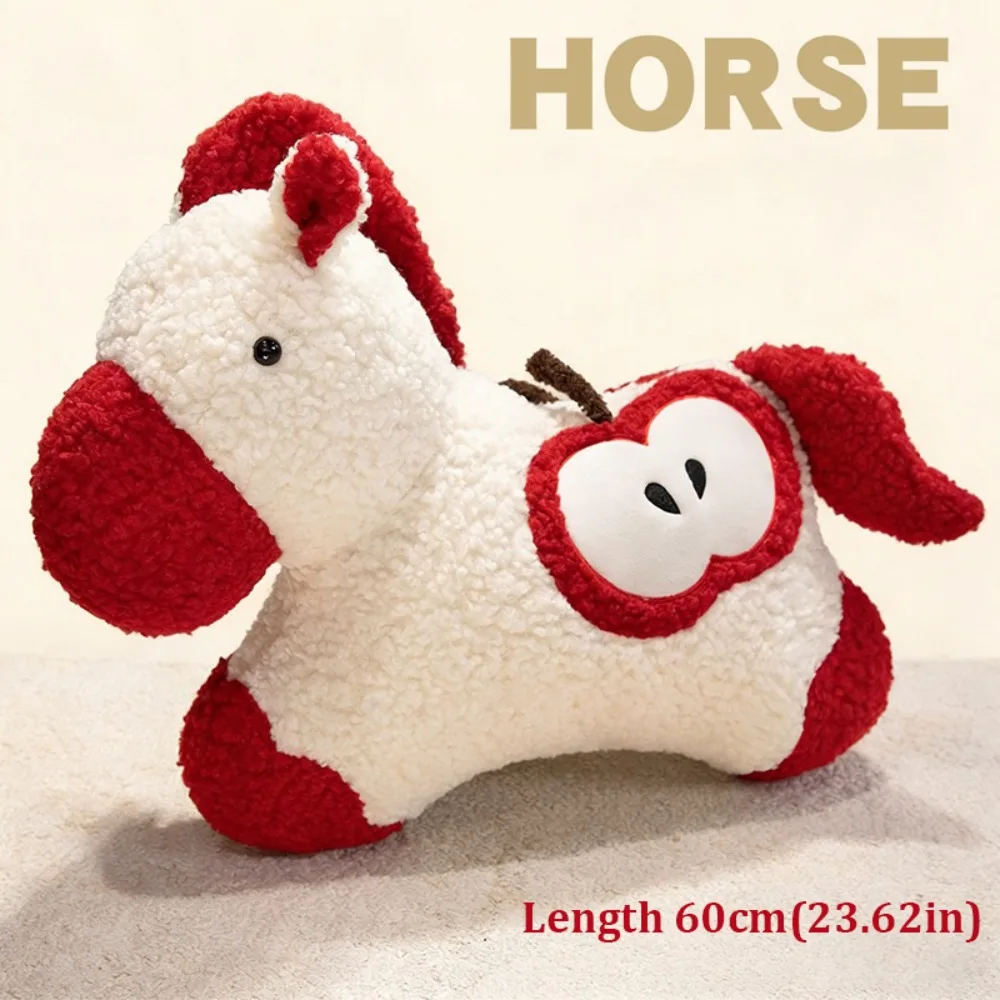 

Новая мягкая подушка-игрушка в виде лошади (55 см) – креативный подарок на Лунный Новый год, украшение для комнаты в год Лошади