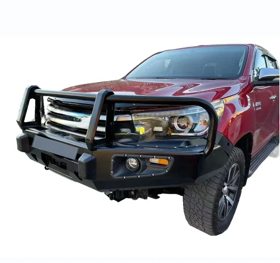 

Manx4 Hilux Bull Bar Steel Front Bumper For Revo 16-18 Eighth Generation
