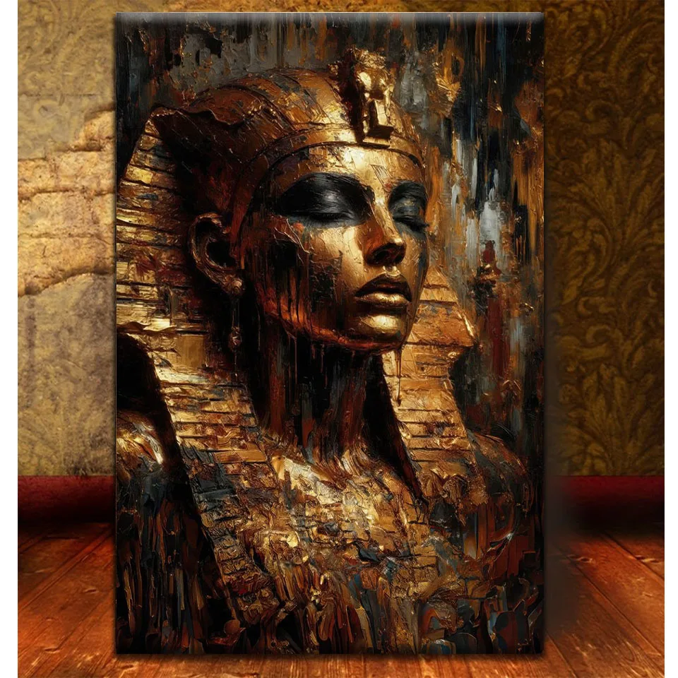 Ancient Egypt Pharaoh 5D Diamond Painting Full Drill DIY Rhinestone Picture Mosaic Art Embroidery kit for Living Room Wall Decor
