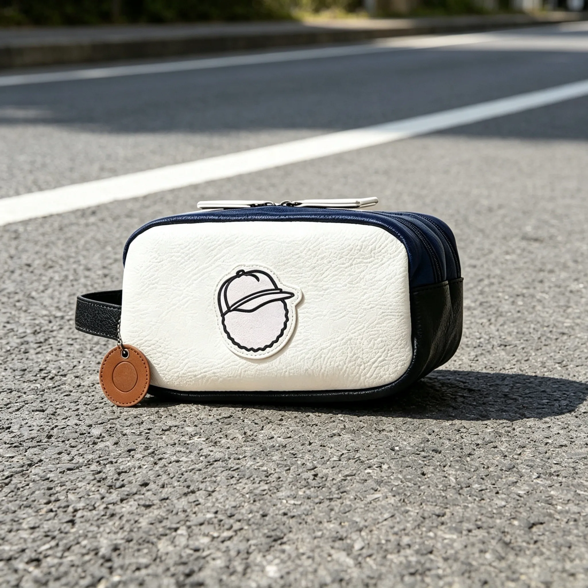 New Unisex Golf Wrist Pouch, Dual Layer Water Resistant Hand Carry Bag, Golf Ball & Accessories Storage Bag view 4