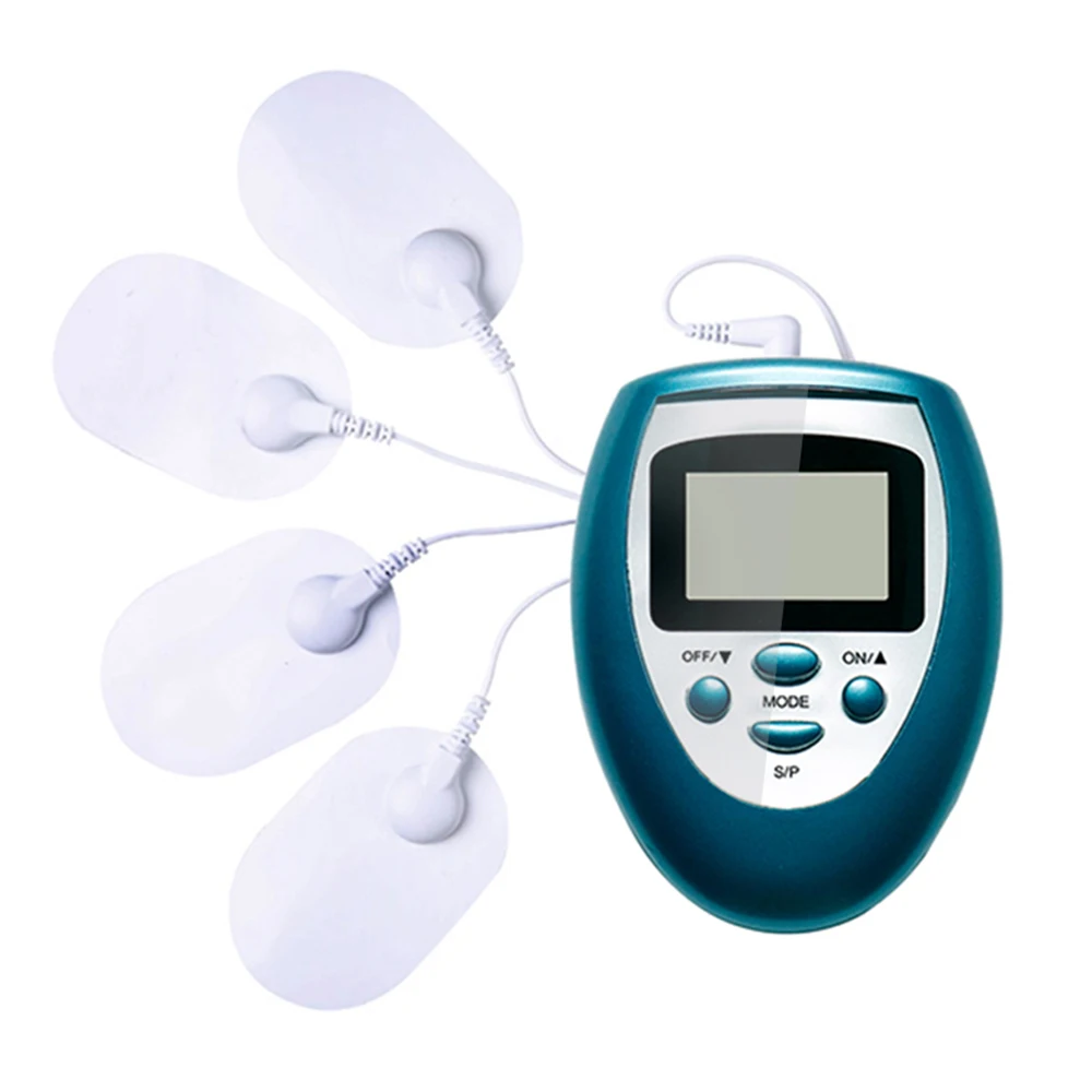 8 أوضاع عشرات EMS محفز العضلات المحمولة الكهربائية مدلك الجسم تدليك الاسترخاء لتخفيف الآلام جهاز العلاج منخفض التردد