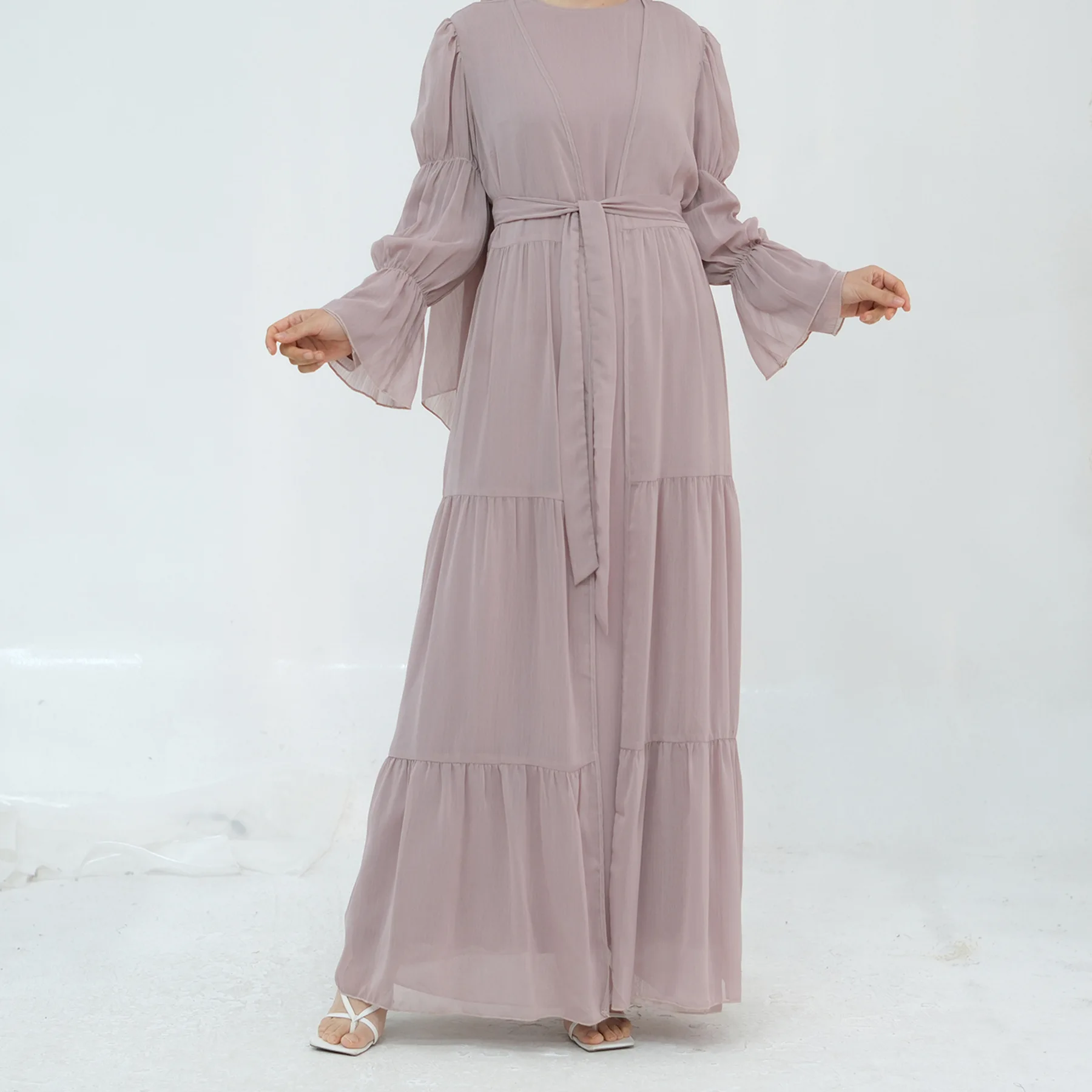 Eid Ramadan Dubai Abayas Muslim Sets for Women Kimono Cardigan Hijab Dress Turkey Kaftan Djellaba Islam Jalabiya Kebaya Outfits