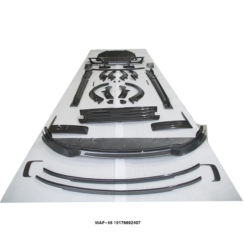 High Quality Dry Carbon Fiber Body Kit forRange Rover VOGUE 2023 Front Lip Side Skirt Rear Diffuser  Perfect Fitment