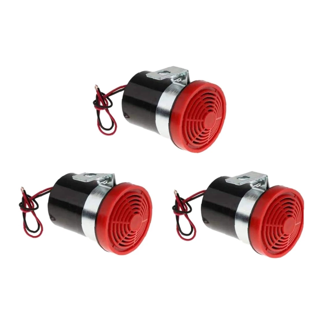 3Pcs Car Reverse Horn 12-24V 105Db Reverse Warning Alarm Horn Siren Beeper Reverse Beeper Buzzer Siren