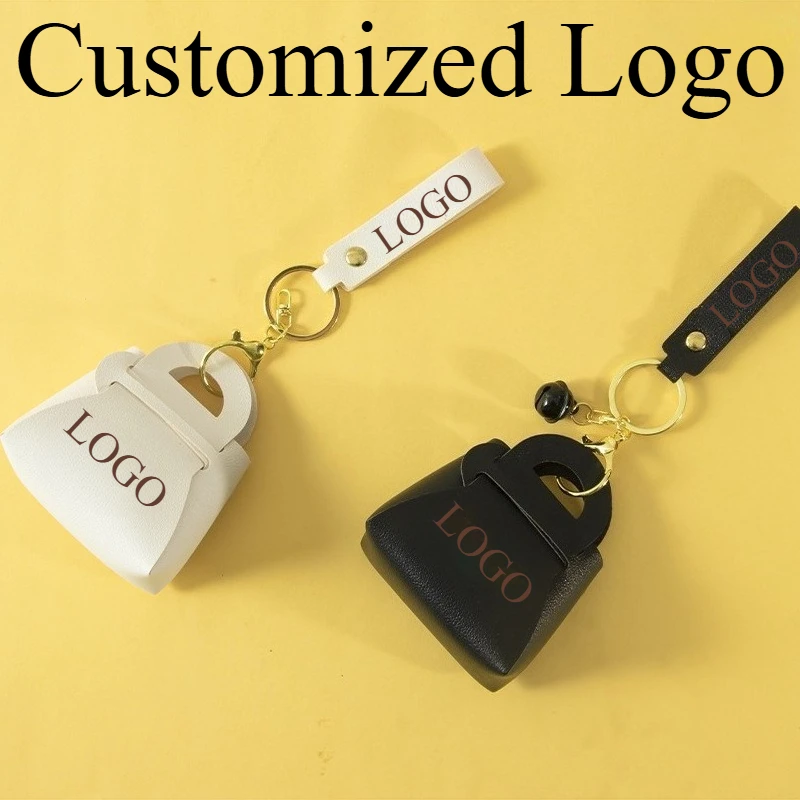 

1 шт. модный настраиваемый кожаный брелок для маленькой сумки с крутым подвесом, декоративный аксессуар для ключей, сумок и рюкзаков в подарок