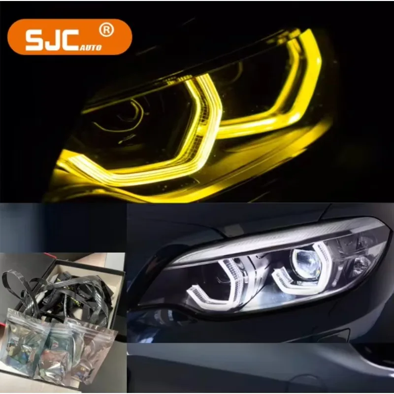 2026 SJC Yellow DRL Module Board for BMW 2 Series M2 F87 F22 CSL 2018-2021 DRL Module Yellow Daytime Running Light High-Adaptabi