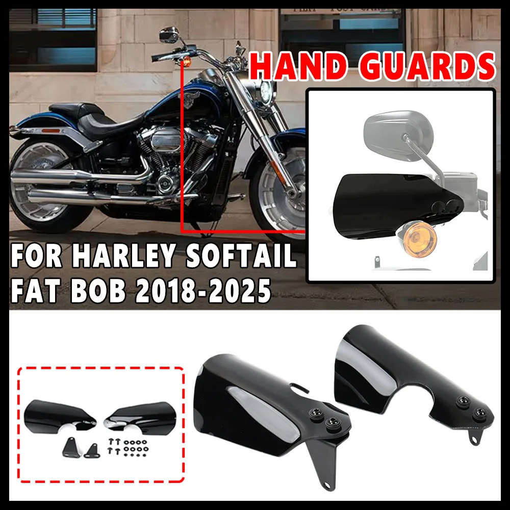 

Fit NEW Motorcycle Handguards Protection Hand Guards For Harley Fat Boy/Fat Bob/Road King Slim/Sport Glide/Low Rider S Universal