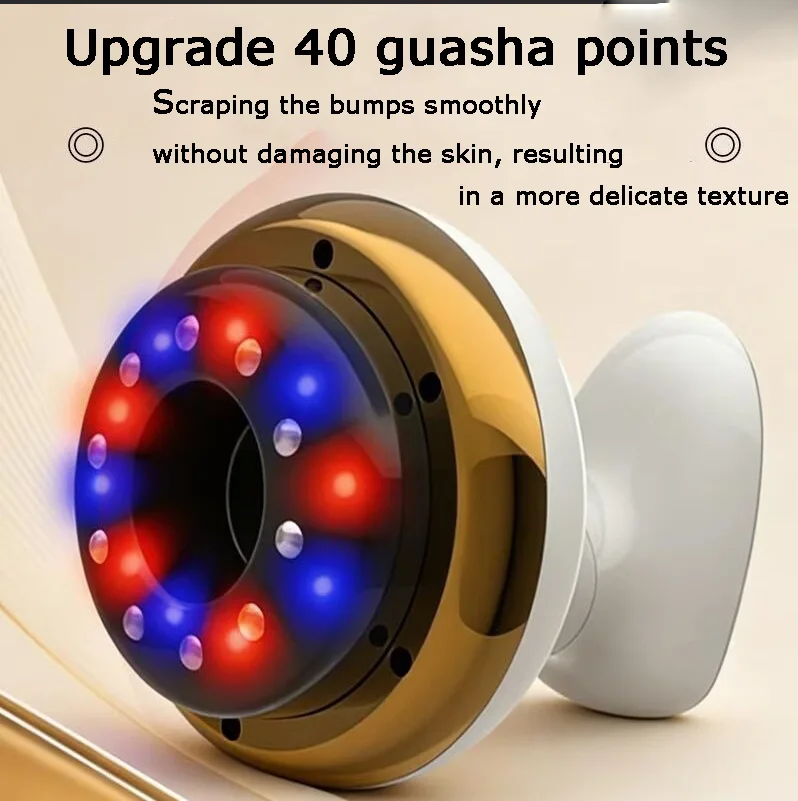 New Electric Guasha Scraping Massage Cupping Body Massager Vacuum Cans Suction Cup Heating Fat Burner Anti-cellulite Massager - Image 4