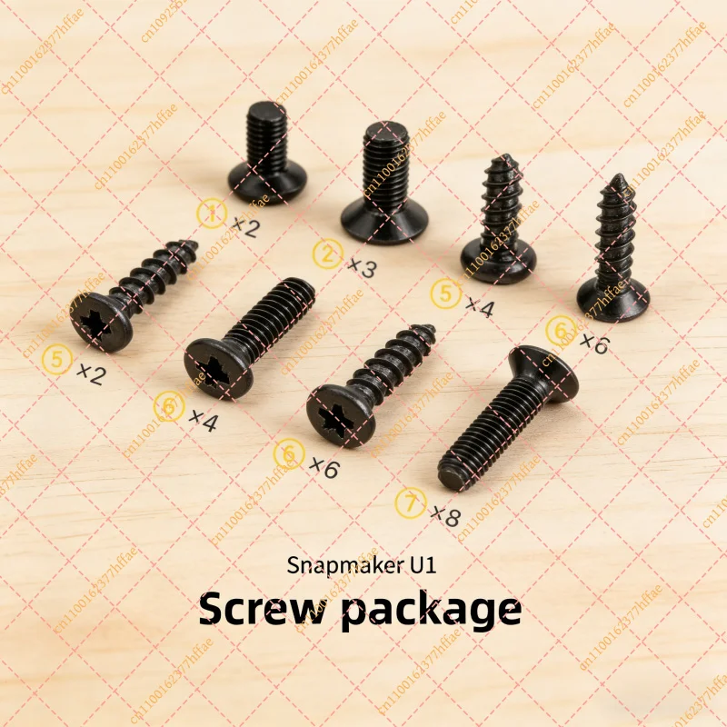 Original Hardware Kit for Snapmaker U1 | Brand New Screws & Fasteners Accessories