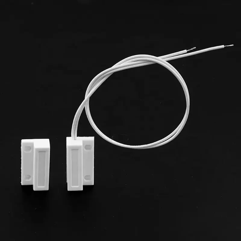 10 Stück Home Security Alarm Side Surface Mounted Wired Magnetic Reed Switch Türsensor