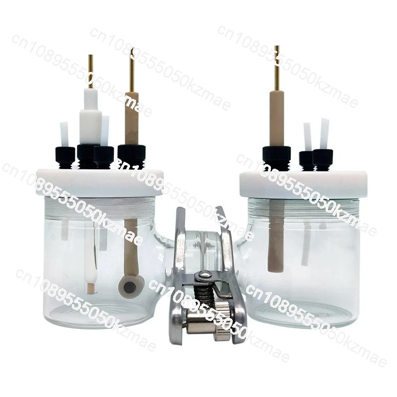 

Suitable for compartment Electrolytic Cell 10-500ml Three Electrode Exchangeable Ion-exchange Membrane Electrochemical Cell