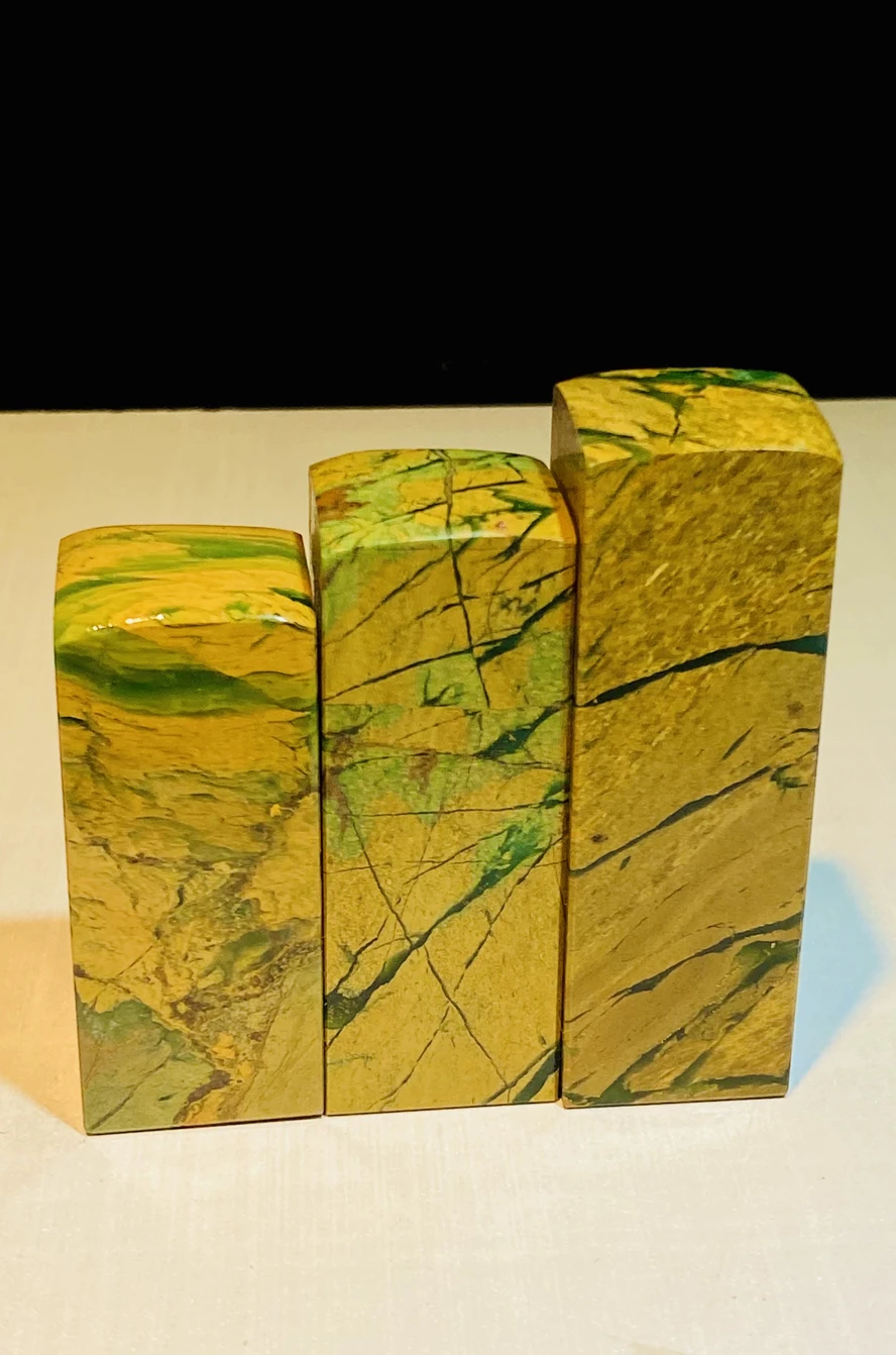 Selo em branco chinês, carimbo verde, pedra, par de selo de casal, conjunto para escultura/caligrafia e pintura, meditação, arte, materiais colecionáveis