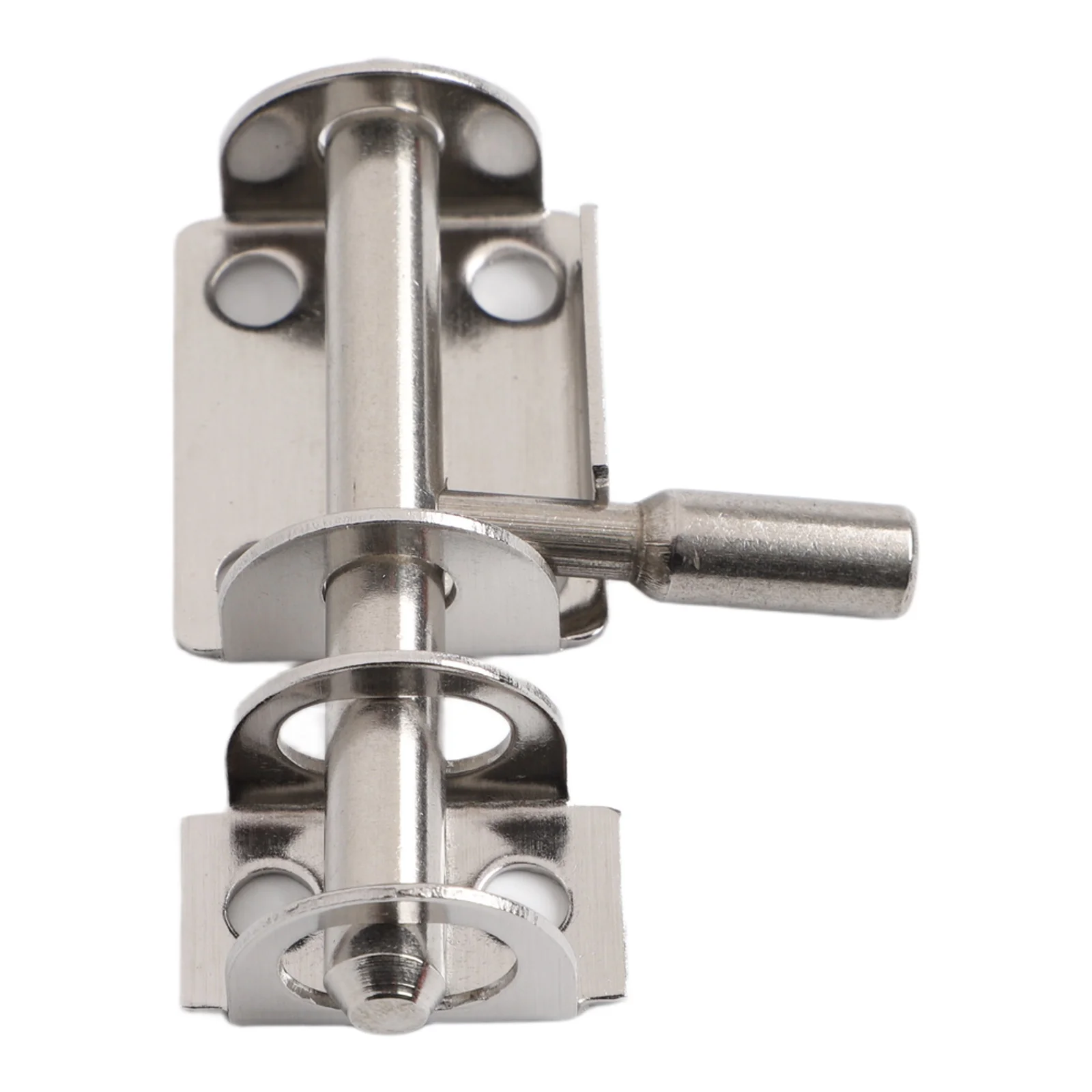 For Stainless Steel Sliding Bolt Lock Catch for Bedroom Toilet Door Security Latch Hardware Compatible with Standard Door Frames