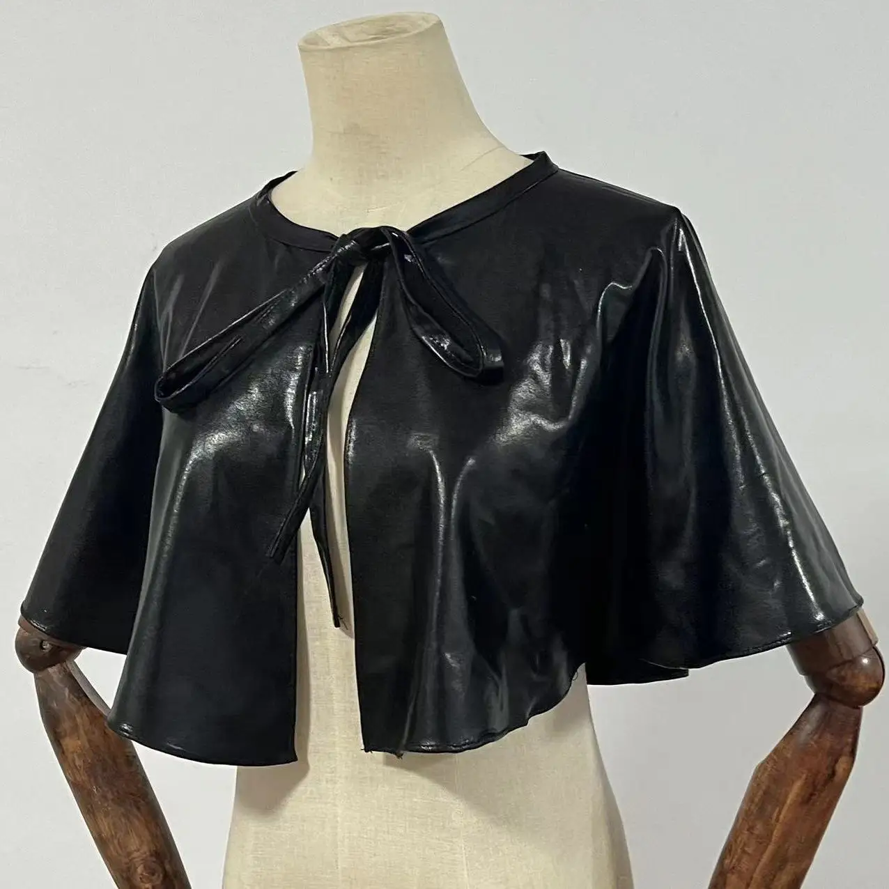 Хэллоуин ort No-Cap iny плащ ex Stage Performance Cos irt простой однослойный шиль с поясом