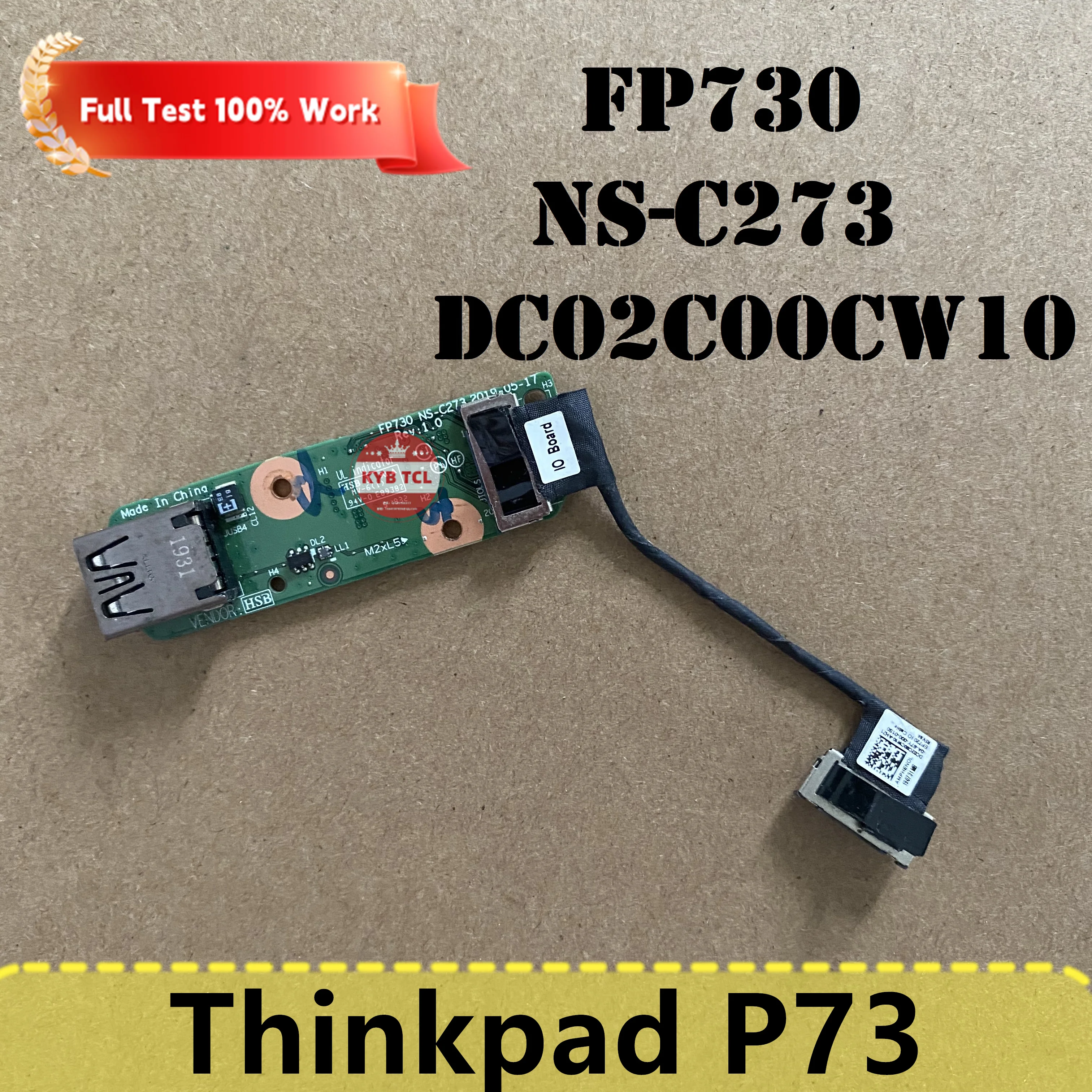 Genuine Laptop USB Small Board Brand Or Cable For Lenovo Thinkpad P73 5C50S73020 FP730 NS-C273 DC02C00CW10 Notebook