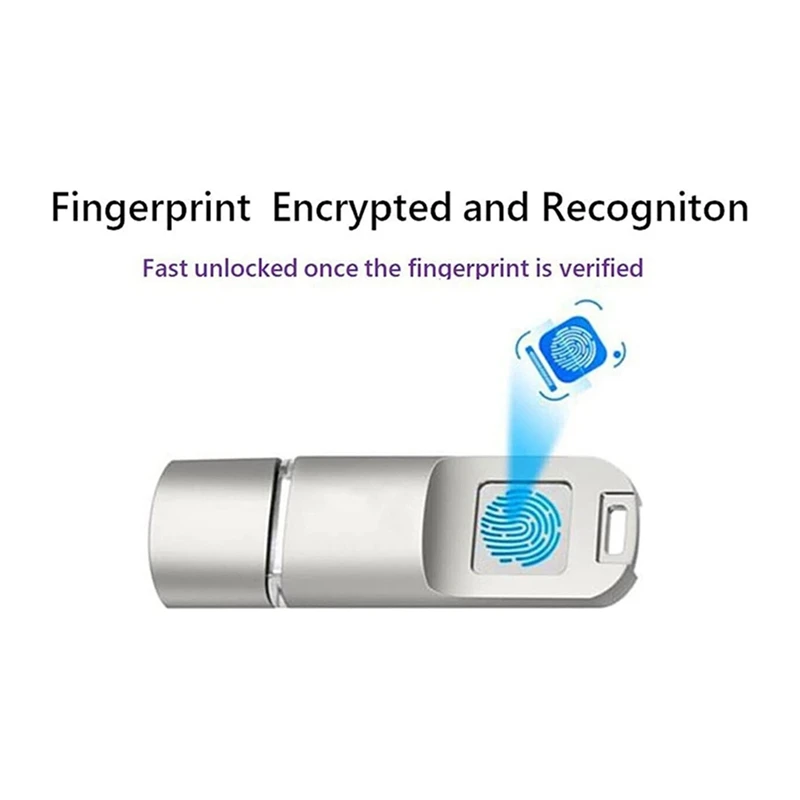 New Fingerprint USB3.0 Flash Drive 128G Accurate Identificaiotn Privacy Management Key USB Fingerprint Flash Drive