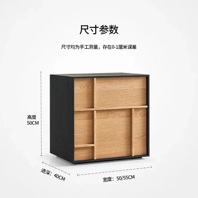 Retro simple combination side  chest  solid wood medieval combination card door cabinet, living room storage cab