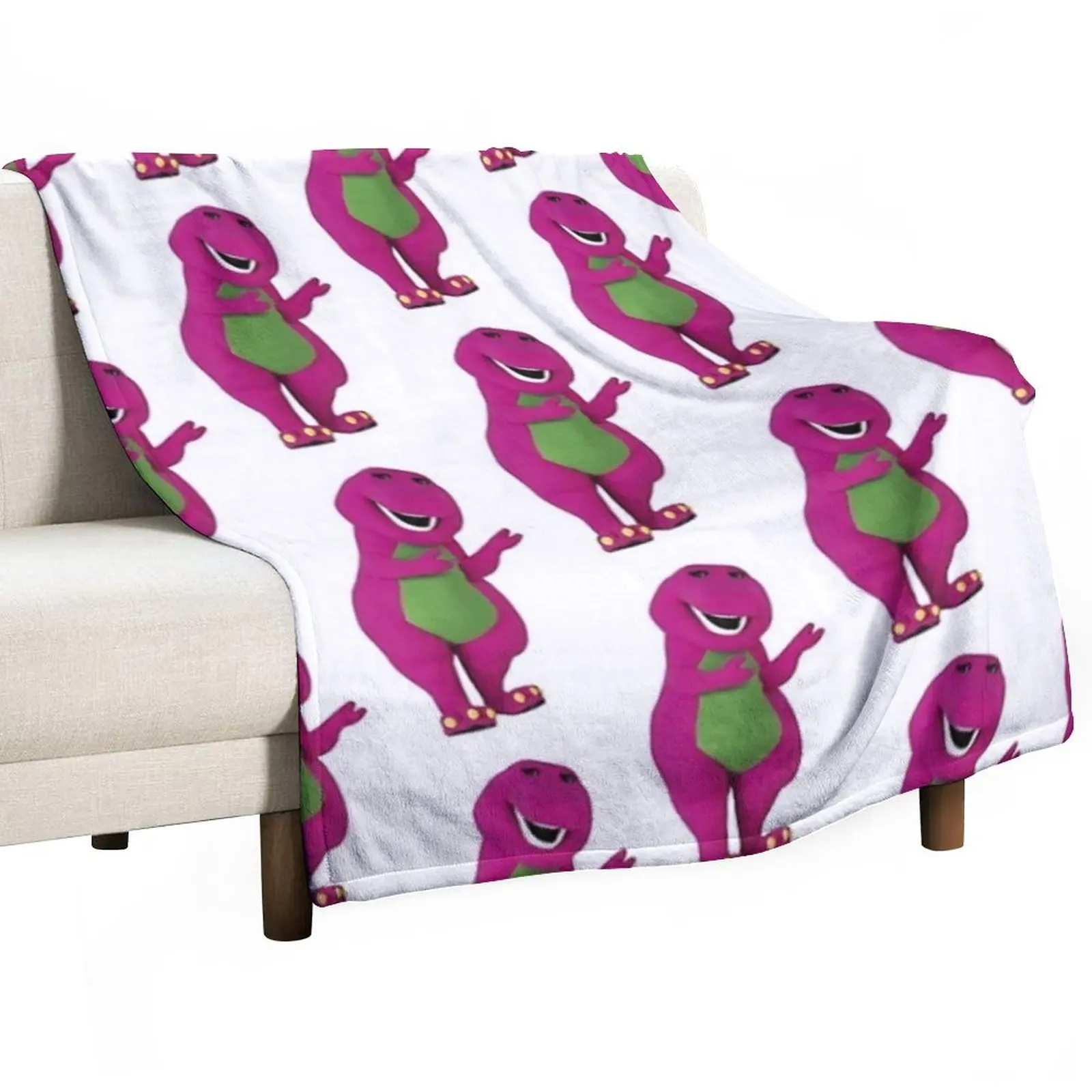 

Barney The Dinosaur Throw Blanket Hairy Blanket Sofa Blanket Decorative Sofa Blankets Weighted Blanket