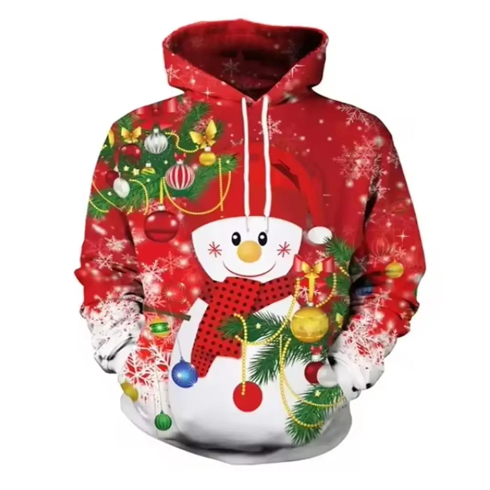 

Новая мужская одежда, мужская рождественская толстовка с 3d принтом, мужская модная негабаритная повседневная уличная толстовка в стиле ретро, женская толстовка с капюшоном, детская толстовка