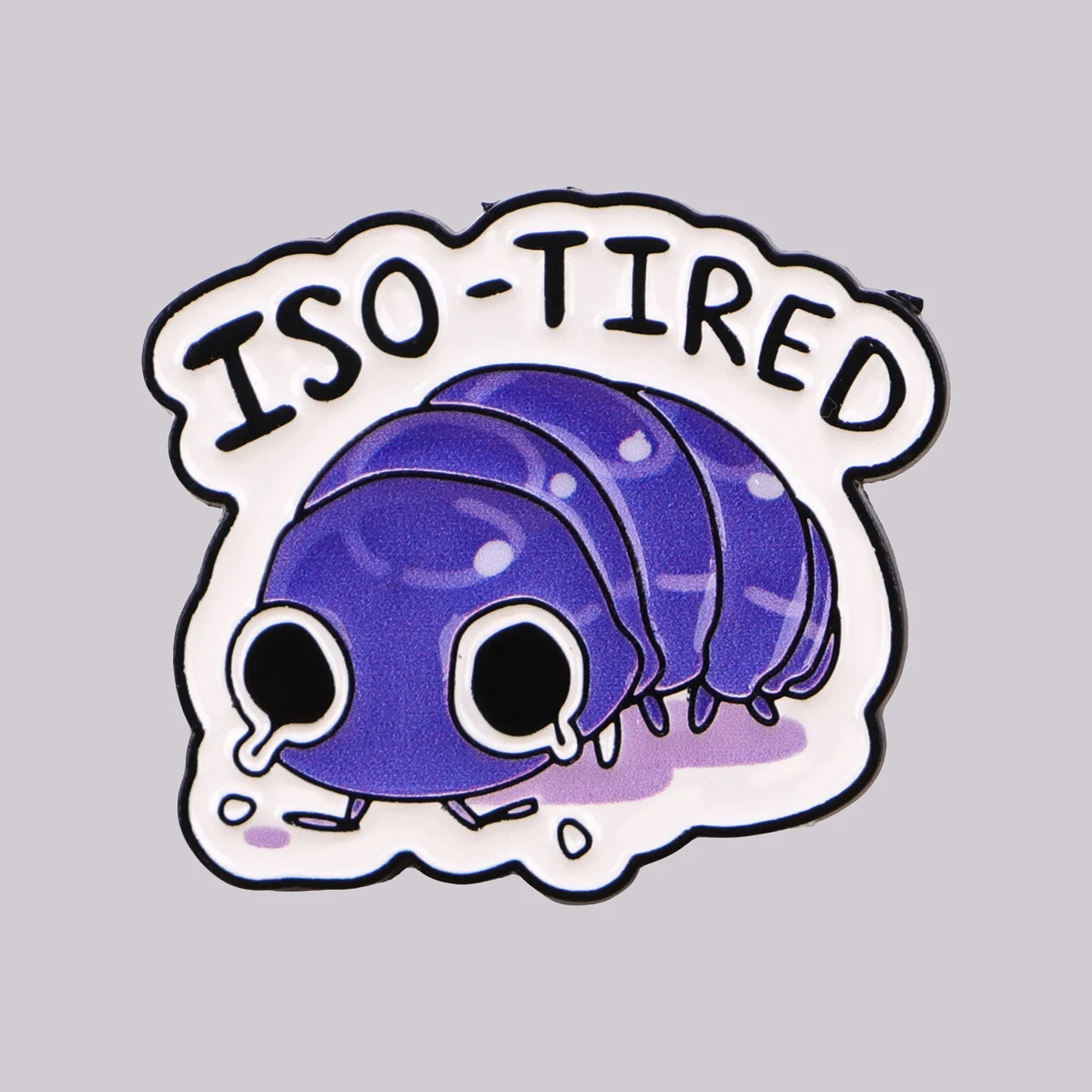 "iso-tired" Enamel Pin Lapel Pins for Backpacks Insect Brooches for Women Fashion Jewelry Accessories Friends Gift