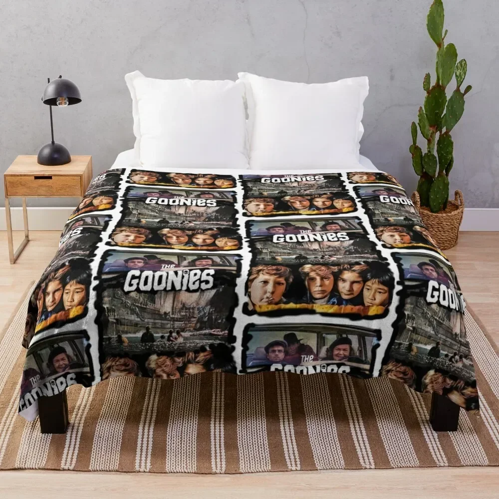 the goonies print art Throw Blanket wednesday for sofa Shaggy heavy to sleep Blankets