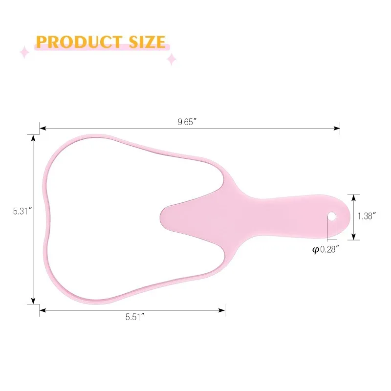 1PC Tooth Shaped Handheld Mirror Cute Makeup Mirror Durable High Definition Dental Mirrors Gifts
