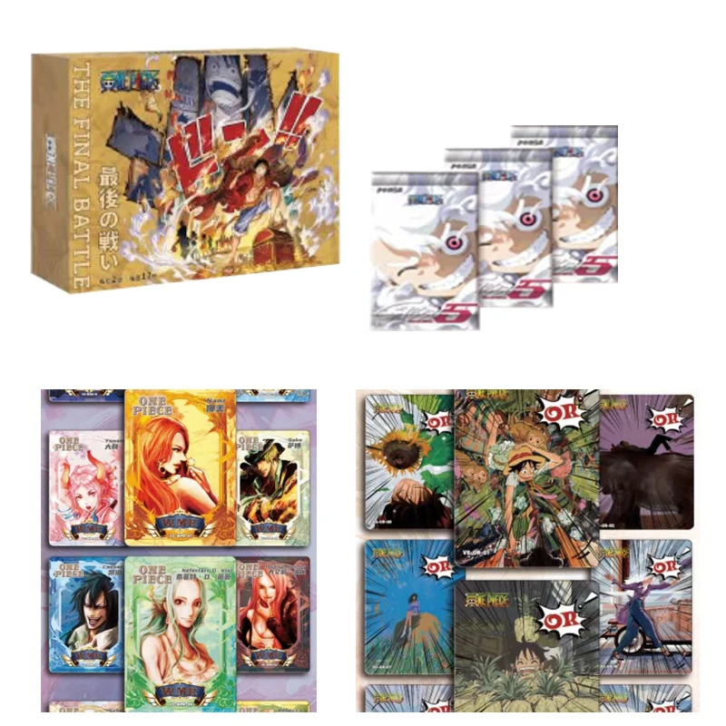 One Piece Collection Cards Booster Box Final Battle Power Rare Anime Table Playing Game Board Cards