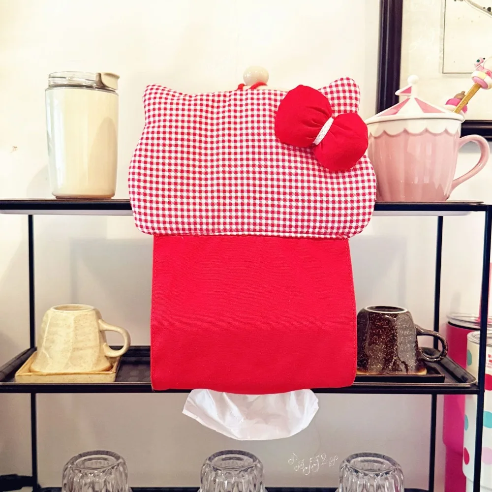 

Home Decor Washable Fabric Tissue Covers Handmade Cotton Kitchen Tissue Boxes Cartoon Decorative Pull-Out Tissue Boxes Office
