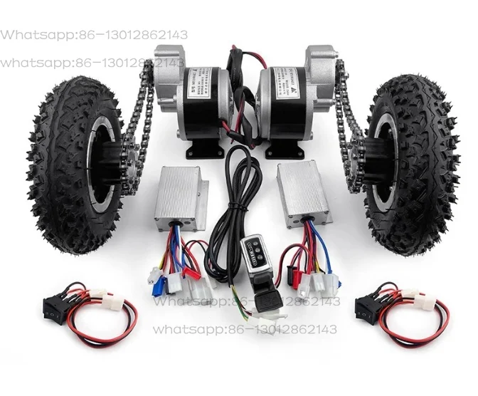 2026   NEW   Hot Sale500W dual drive electric car conversion kit, easily paired with 200kg 8-wheel electric car