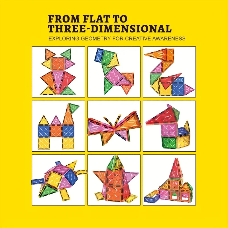 40 pièces aimants jouets pour enfants grande taille Plus blocs magnétiques pour enfants concepteur constructeur ensemble jouets pour garçons blocs de construction