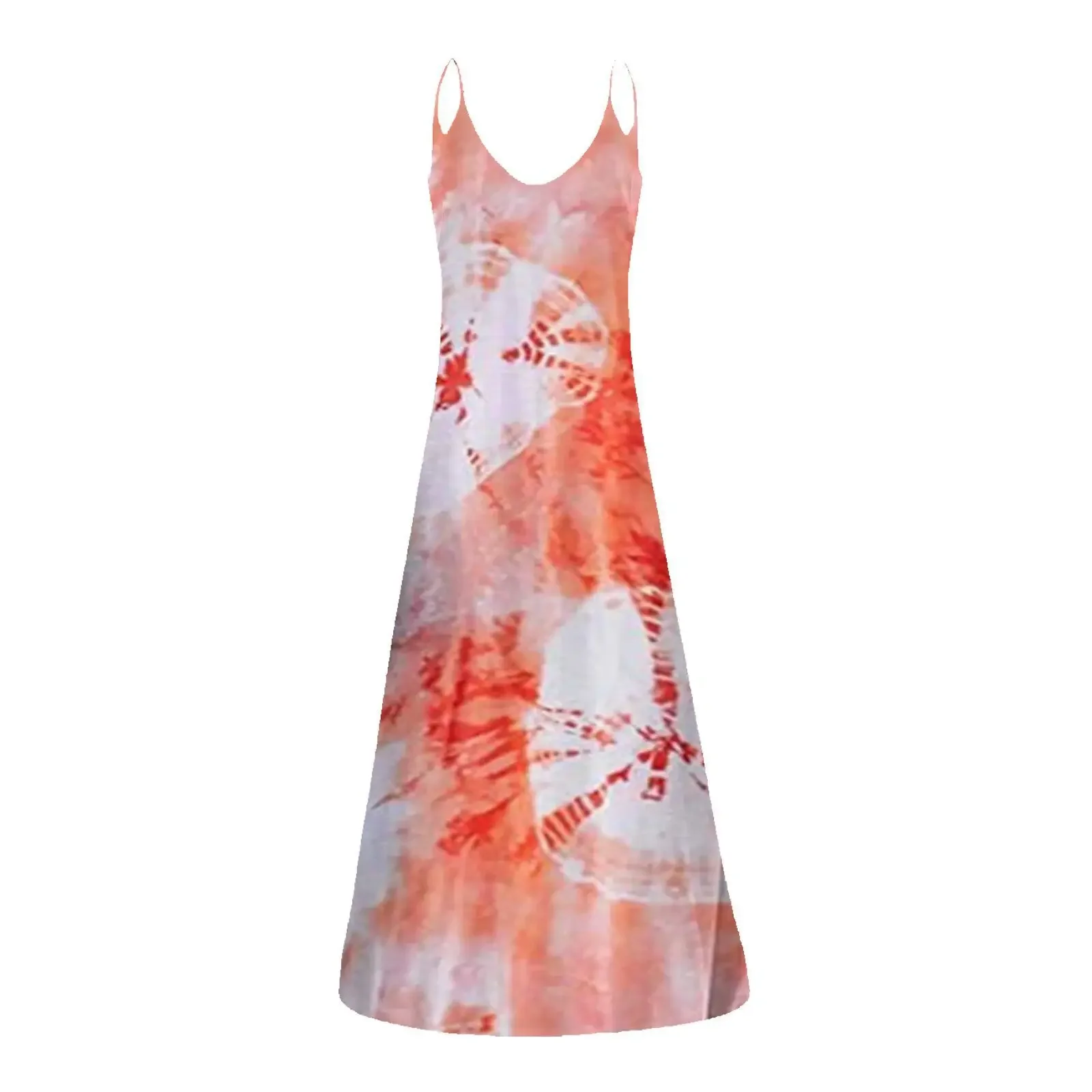 2024 Spring/Summer Women's Long Dress New Fashionable and Elegant Style Printed Dress Loose Multi Color