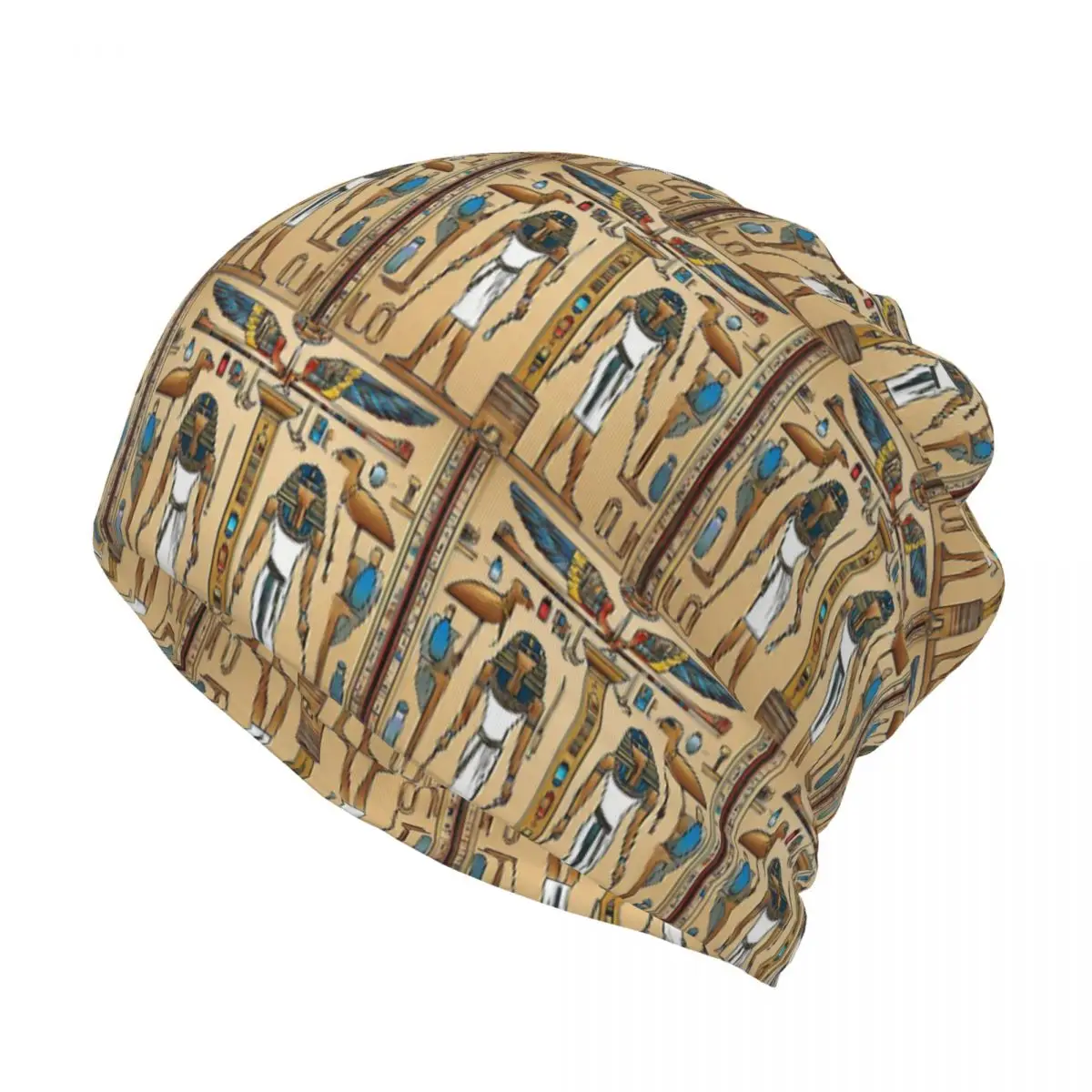 Egyptian Gods And Pharaohs Bandana Neck Cover Wrap Scarf Multi-use Face Mask Beanies Hat for Men Women Adult Winter