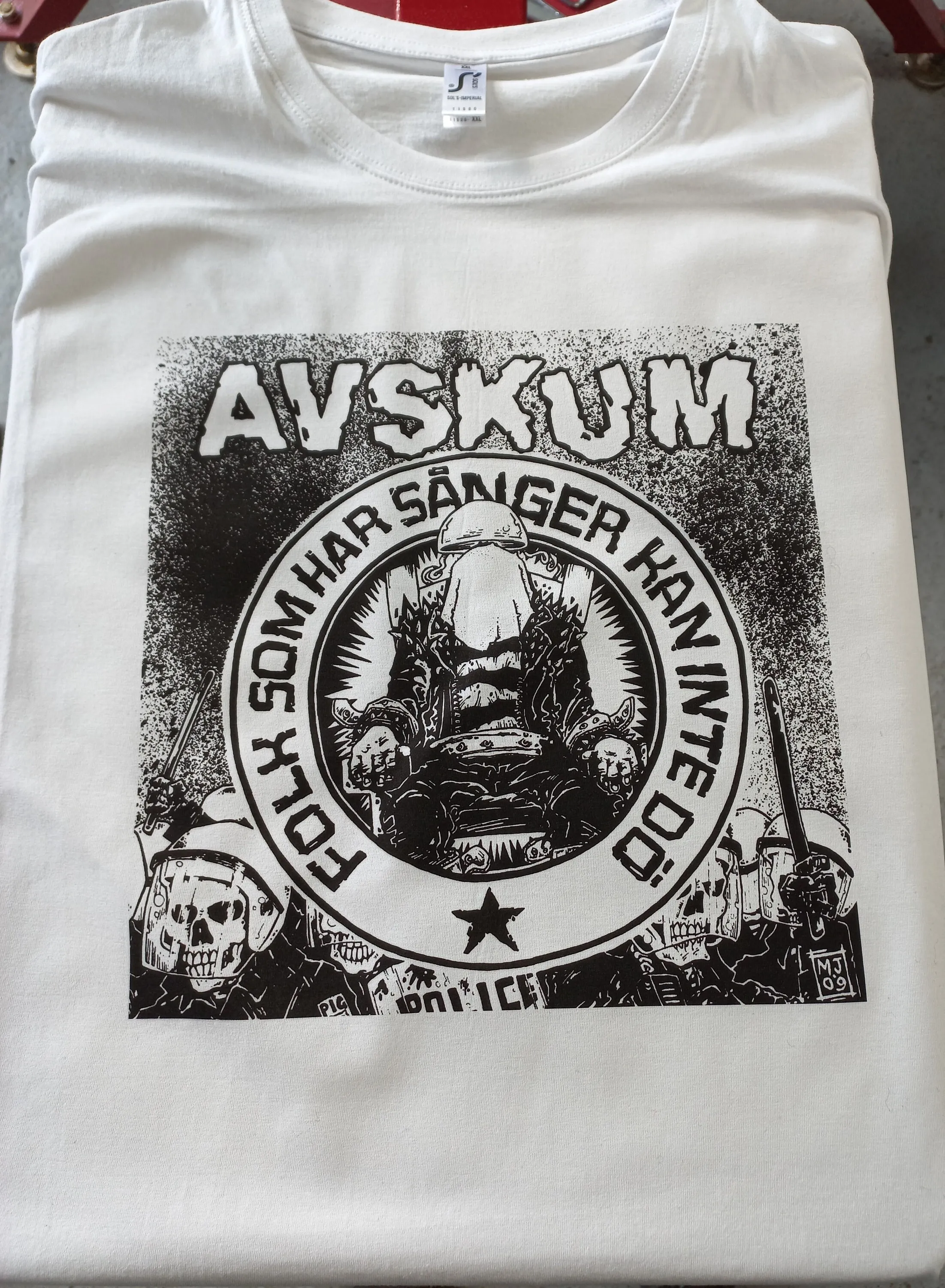 Avskum Folk Som Har S Nger Kan Inte D Crust Beat Merch Punk T Shirt Prints