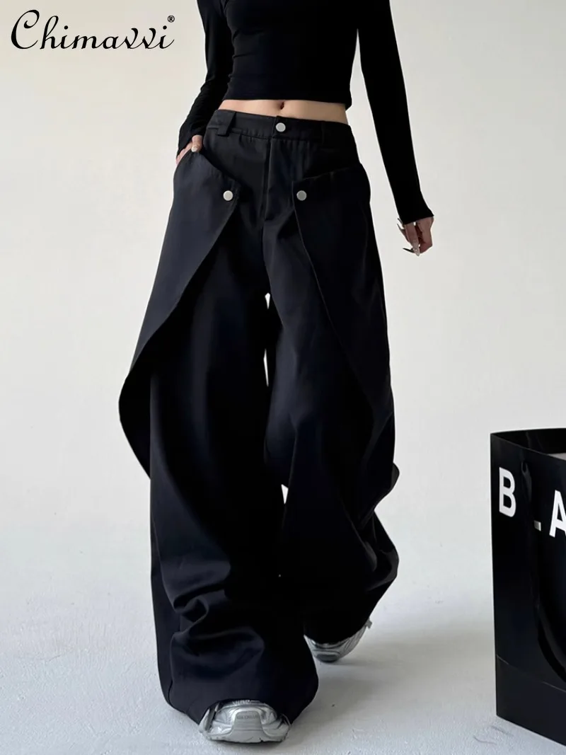 

Design Casual Suit Wide-leg Pants Women's Loose Drape Retro Hot Casual For Pants