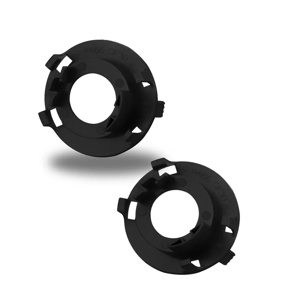H7 LED Headlight Bulb Adapter Bases Auto H7 Adapter Lamp Holder Socket Base Black Car Accessories For Hyundai Kia