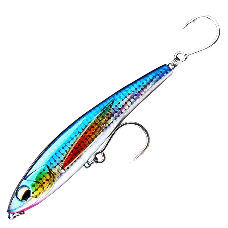 

1pcs pencil Long Casting Hard Bait 12cm50g Artificial Pike Tackle Lipless Crankbait Wobbler Pencil Sinking Lure Saltwater