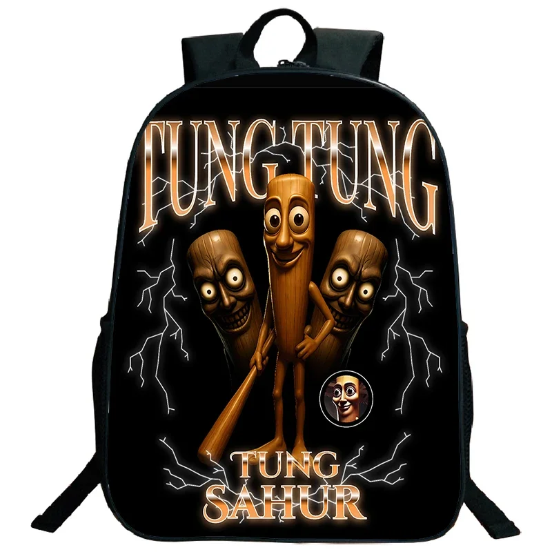 Ransel Cetak Brainrot Italia Lucu untuk Anak Laki-laki Perempuan Tas Sekolah Cappuccino Assassino Tas Buku Anak Tas Brainrot Italia Mochila