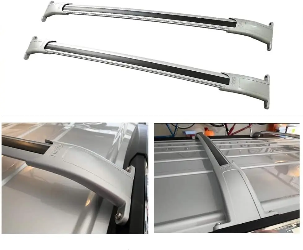 2Pcs CrossBars 2015-2020 for GMC Yukon XL Chevy Tahoe Suburban Escalade ESV | Silver Aluminum Roof Rack Load-Bearing 165LBS, Roo