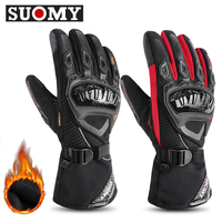 Suomy Winter Motorcycle Gloves Windproof Waterproof Guantes Moto Men Motorbike Riding Gloves Touch Screen Moto Motocross Gloves