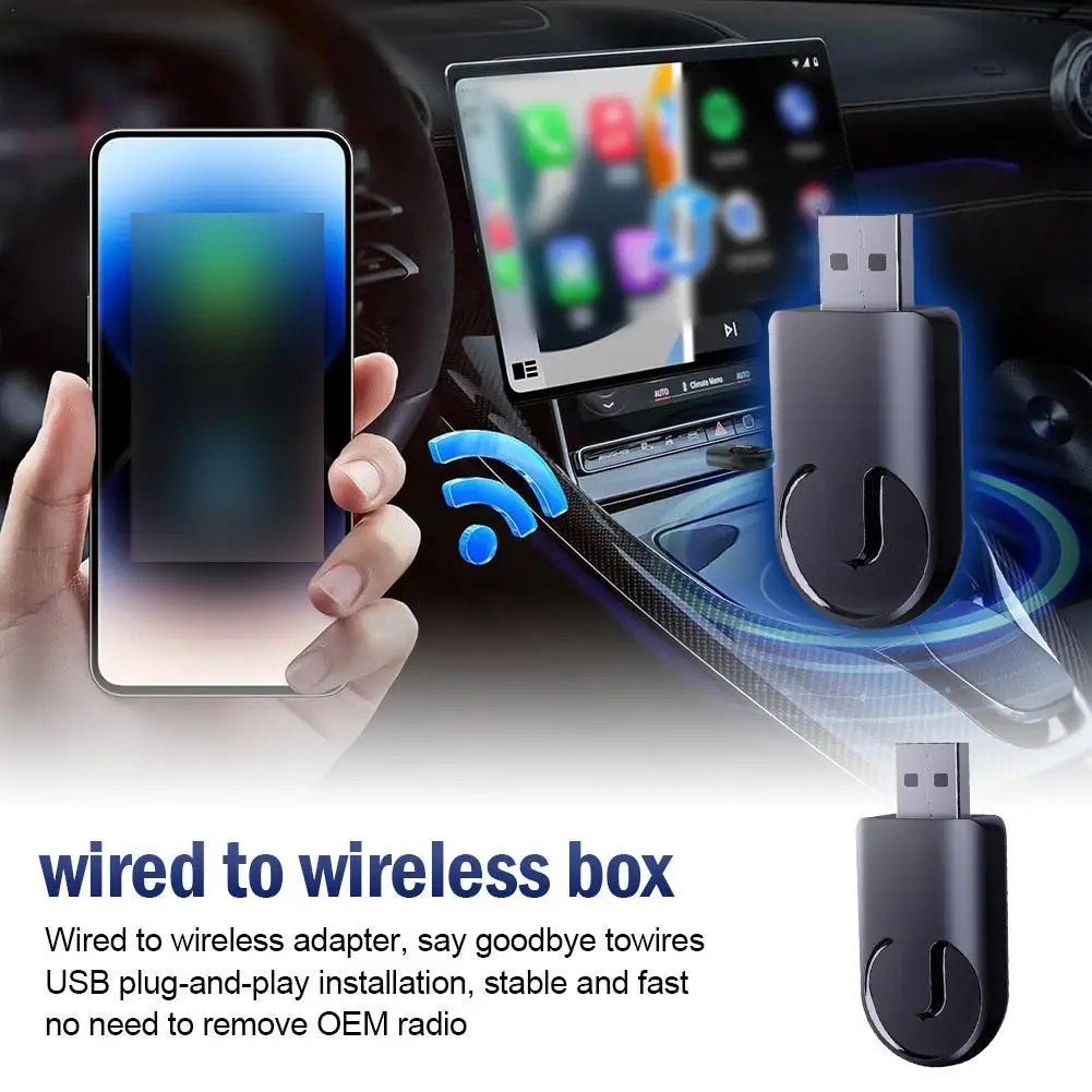 

Auto Wireless Adapter for Car USB Bluetooth Receiver Music Receiver for Car Stereo Sound System Convert Wired to Wireless Dongle