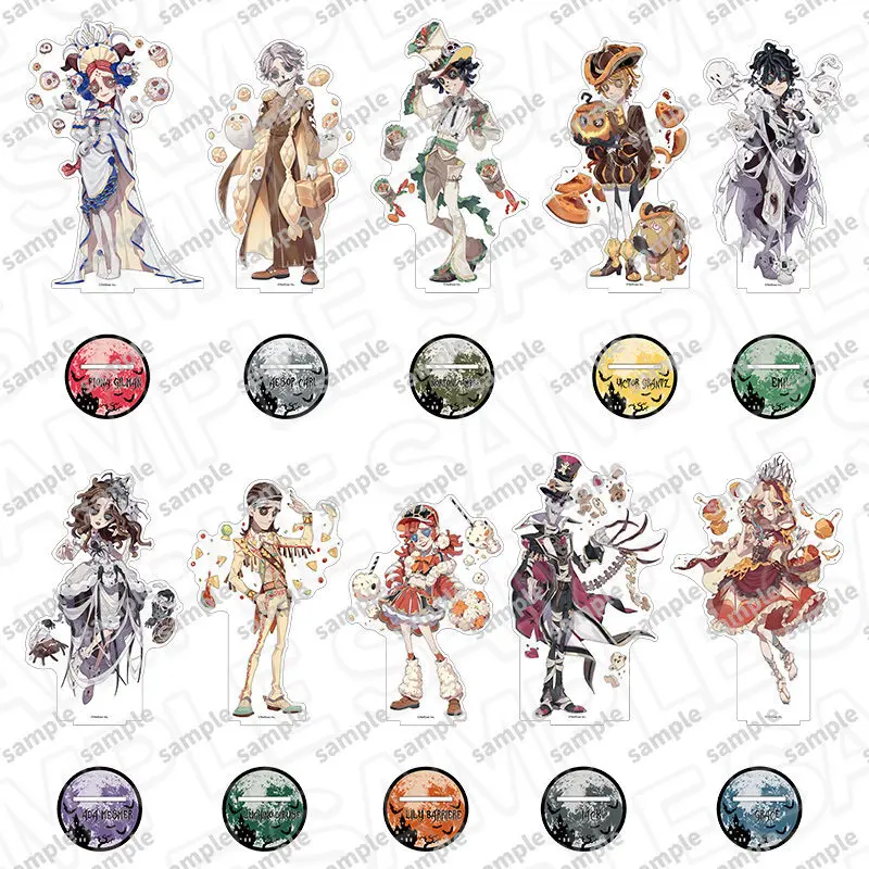 

Игровая идентичность V, акриловая кукла-подставка, аниме, жрица, бальзамировщик, интеллектор, фигурка психолога, модель, тарелка, игрушка для косплея в подарок