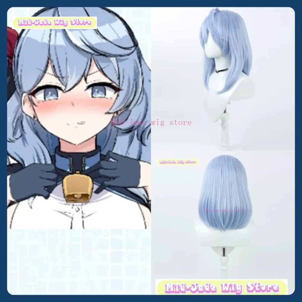 

Mid-jade Wig Store Blue Archive Amami Ako Cosplay Wig Anime Game Role-playing Synthetic Hair Halloween Party Costumes Props