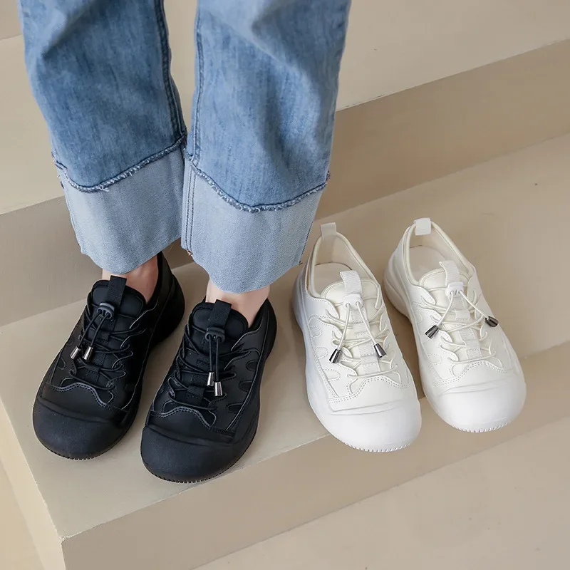 

Весенне-осенняя новая обувь, женская обувь на толстой подошве, повседневная спортивная модная легкая обувь для бега, женская обувь