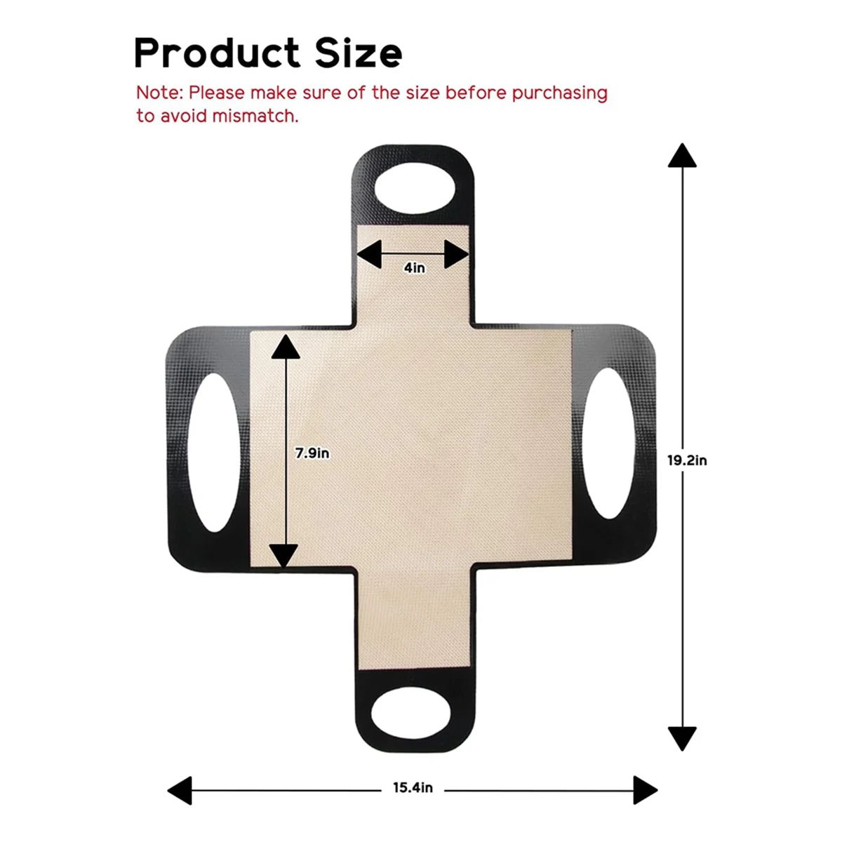 

A04I Reusable Silicone Bread Loaf Pan Liner, Food-Grade Silicone Bread Sling, Loaf Pan Lifterswith 4 Handles,Pack of 2