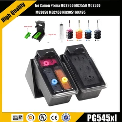 Refillable Compatible 545XL 546XL 545 546 XL Ink Cartridge for Canon PG545 CL546 PG-545 Pixma MG3050 2550 2450 2550S 2950 MX495