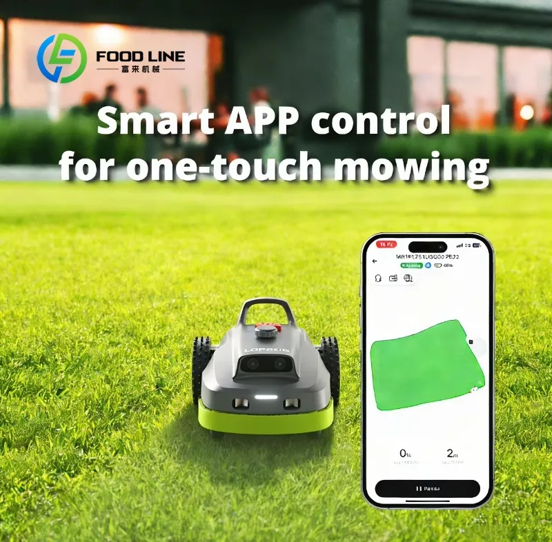 Custom Lawn mowing robot AI precision navigation, robot lawn mower