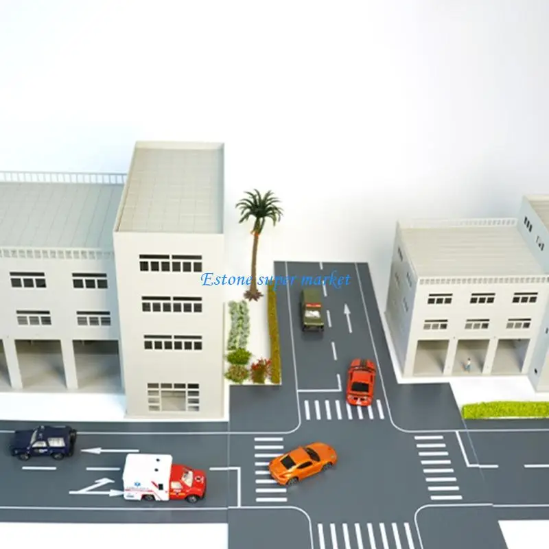 090B 1:64 1 1 100 1 150 Miniature Garage Structure Model Kits Easy To Assemble Without Tool Perfect For Collectors