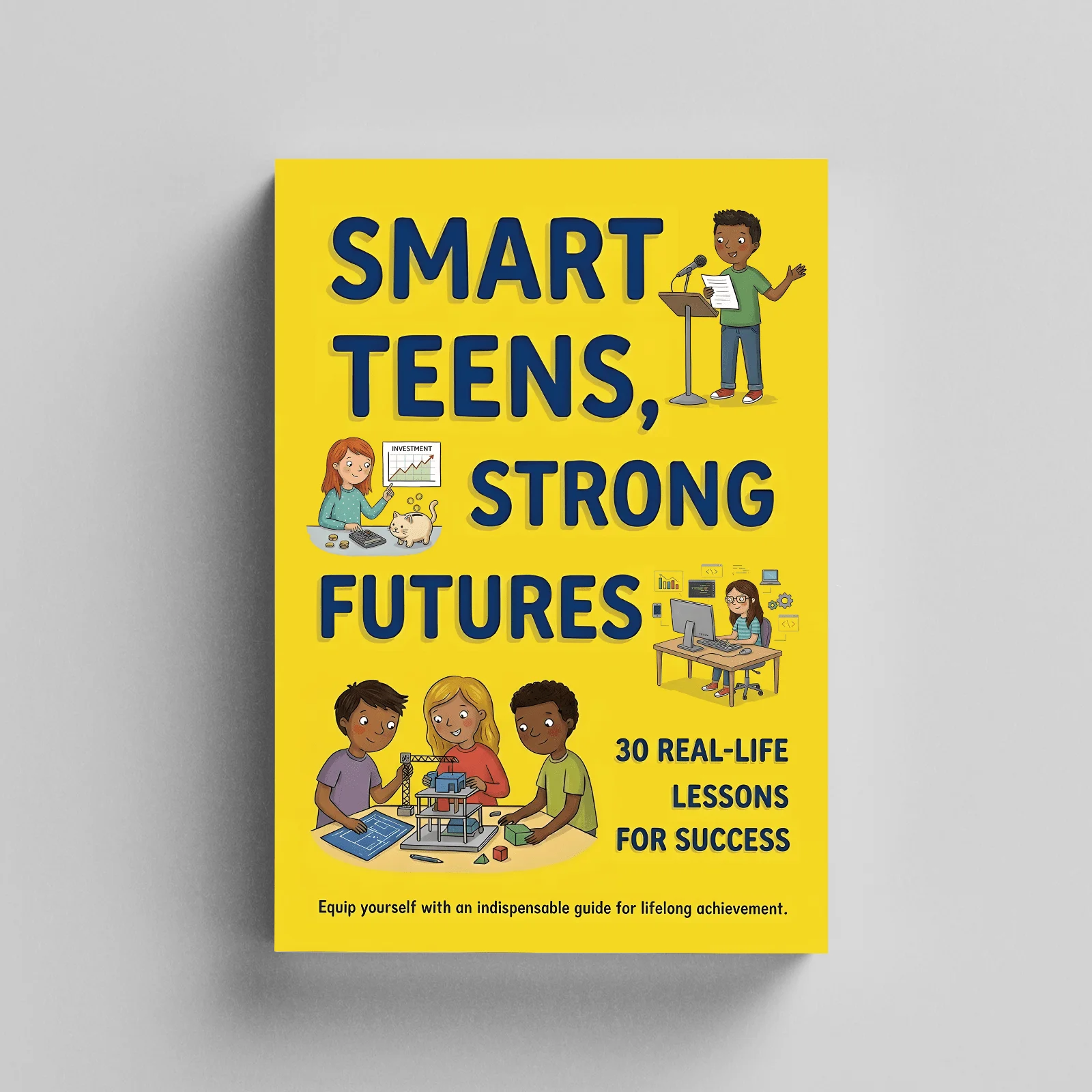 Smart Teens, Strong Futures: 30 Real-Life Lessons for Success - Teen Life Skills Book for Confidence, Communication - view 2