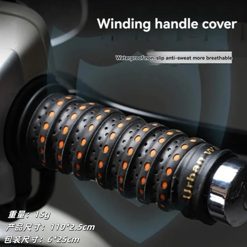 Road Bike Bar Tape Breathable Anti Scratch Anti Vibration Handlebar Protection Straps For Motorcycle Cycling Use