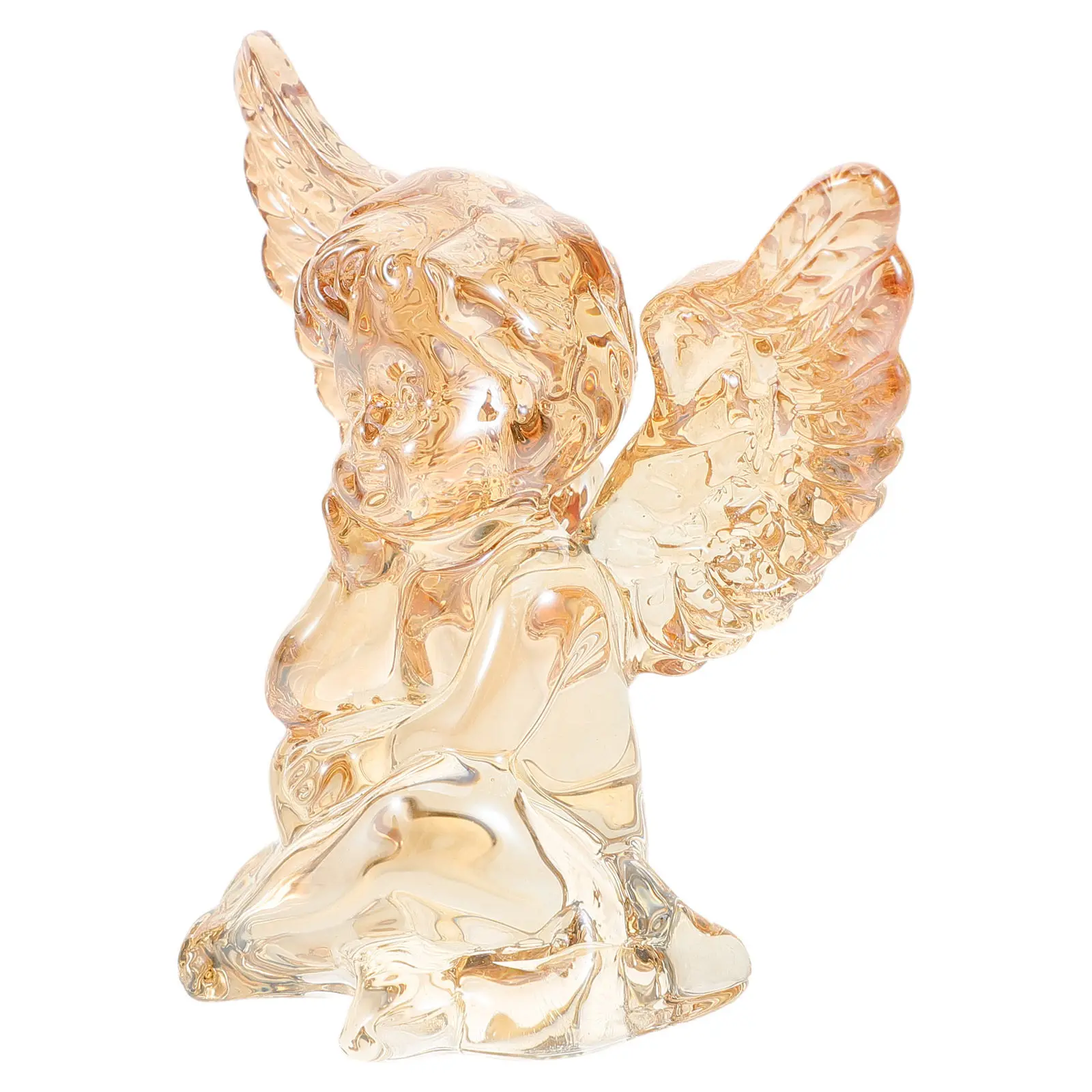 Crystal Angel Ornament Meticulously Crafted Home Decor for Living Room Bedroom Refined Charm Decorative Accent